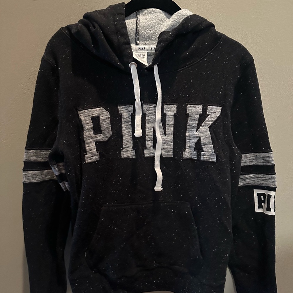 Black and Gray PINK Hoodie